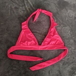 5 for $25! - EUC Ruffle Halter Tie Bikini Top
